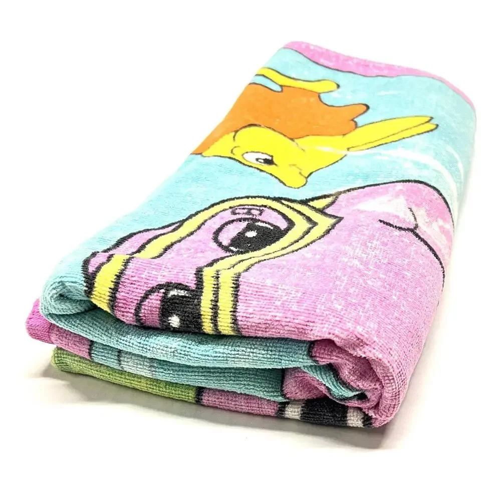 Vintage Barney Bath Beach Towel 57”x28.5” 1992 Snorkel Water FADED DISTRESSED